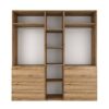 Купить шкаф распашной комбинированный №3 Light 220x220x50 см – Дуб Эвок по 18564 грн Шкаф распашной комбинированный №3 Light 220x220x50 см – Дуб Эвок