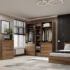 Купить шкаф распашной комбинированный №3 Light 220x220x50 см – Дуб Эвок по 18564 грн Шкаф распашной комбинированный №3 Light 220x220x50 см – Дуб Эвок