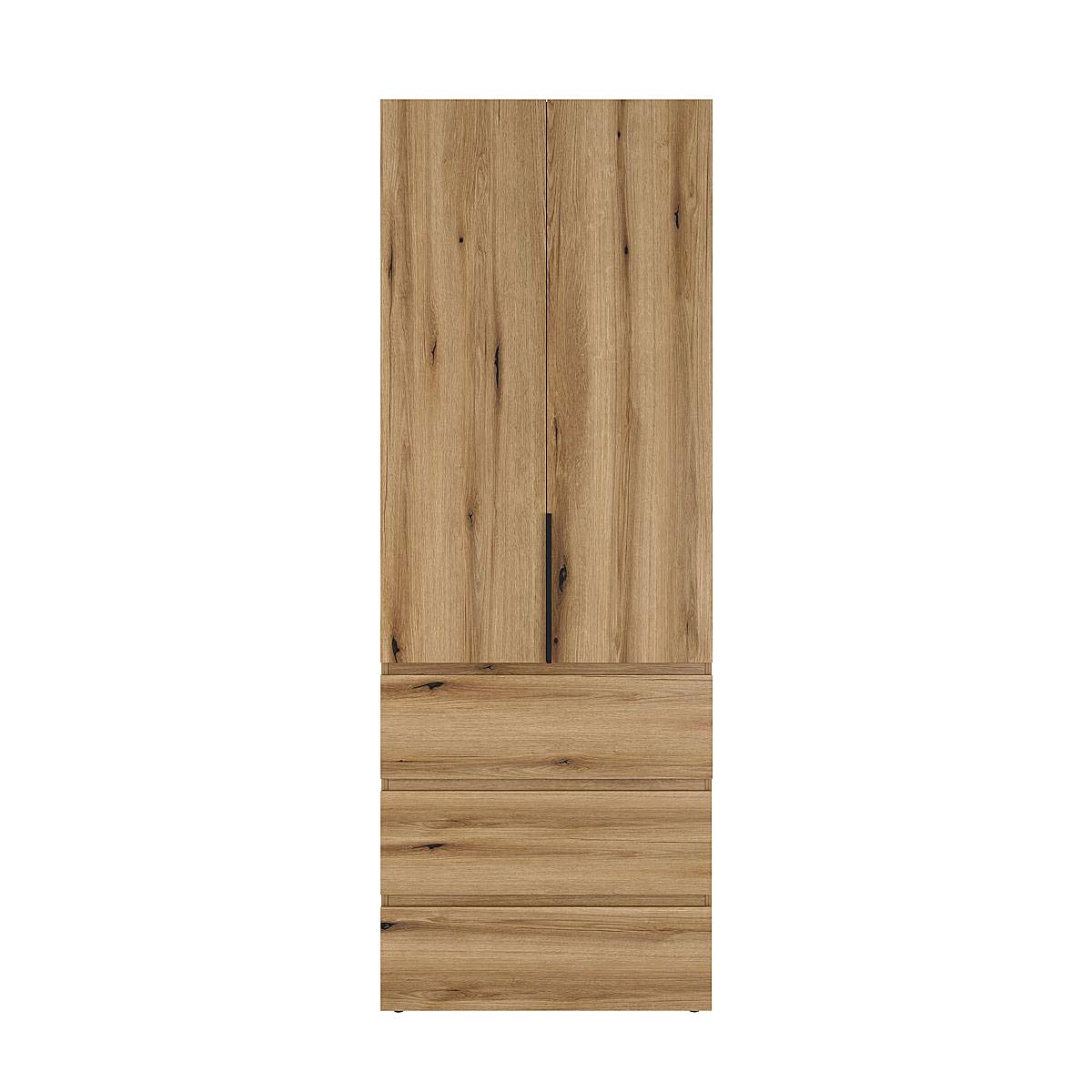 Купить шкаф распашной комбинированный №3 Light 220x220x50 см – Дуб Эвок по 18564 грн Шкаф распашной комбинированный №3 Light 220x220x50 см – Дуб Эвок