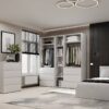 Купити шафа розпашна комбінована №6 Light 200x220x50 см – Білий діамант за 17346 грн Шафа розпашна комбінована №6 Light 200x220x50 см – Білий діамант