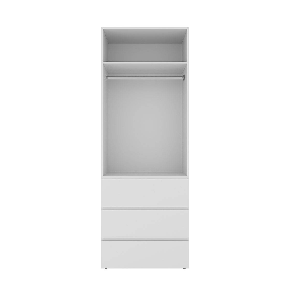 Купити шафа розпашна комбінована №6 Light 200x220x50 см – Білий діамант за 17346 грн Шафа розпашна комбінована №6 Light 200x220x50 см – Білий діамант
