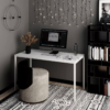Рабочий стол Brevity Loft standart 140x75x67 см - Білий діамант - купить онлайн Рабочий стол Brevity Loft standart 140x75x67 см - Білий діамант - купить онлайн