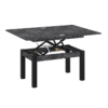 Столик журнальный раскладной B-Fly Metal 120x75x90 см - Бетон тёмный / Чёрный - купить онлайн Столик журнальный раскладной B-Fly Metal 120x75x90 см - Бетон тёмный / Чёрный - купить онлайн