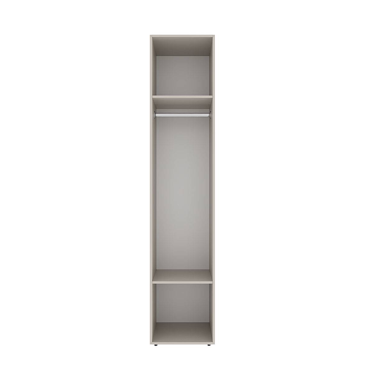 Шафа пенал закрита зі штангою Light 40x220x50 см - Кашемір - купити онлайн Шафа пенал закрита зі штангою Light 40x220x50 см - Кашемір - купити онлайн