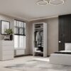 Купить шкаф для одежды двустворчатый Light 80x220x50 см – Белый бриллиант по 5592 грн Шкаф для одежды двустворчатый Light 80x220x50 см – Белый бриллиант
