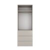 Купити шафа розпашна комбінована №10 Light 160x220x50 см – Кашемір за 14412 грн Шафа розпашна комбінована №10 Light 160x220x50 см – Кашемір