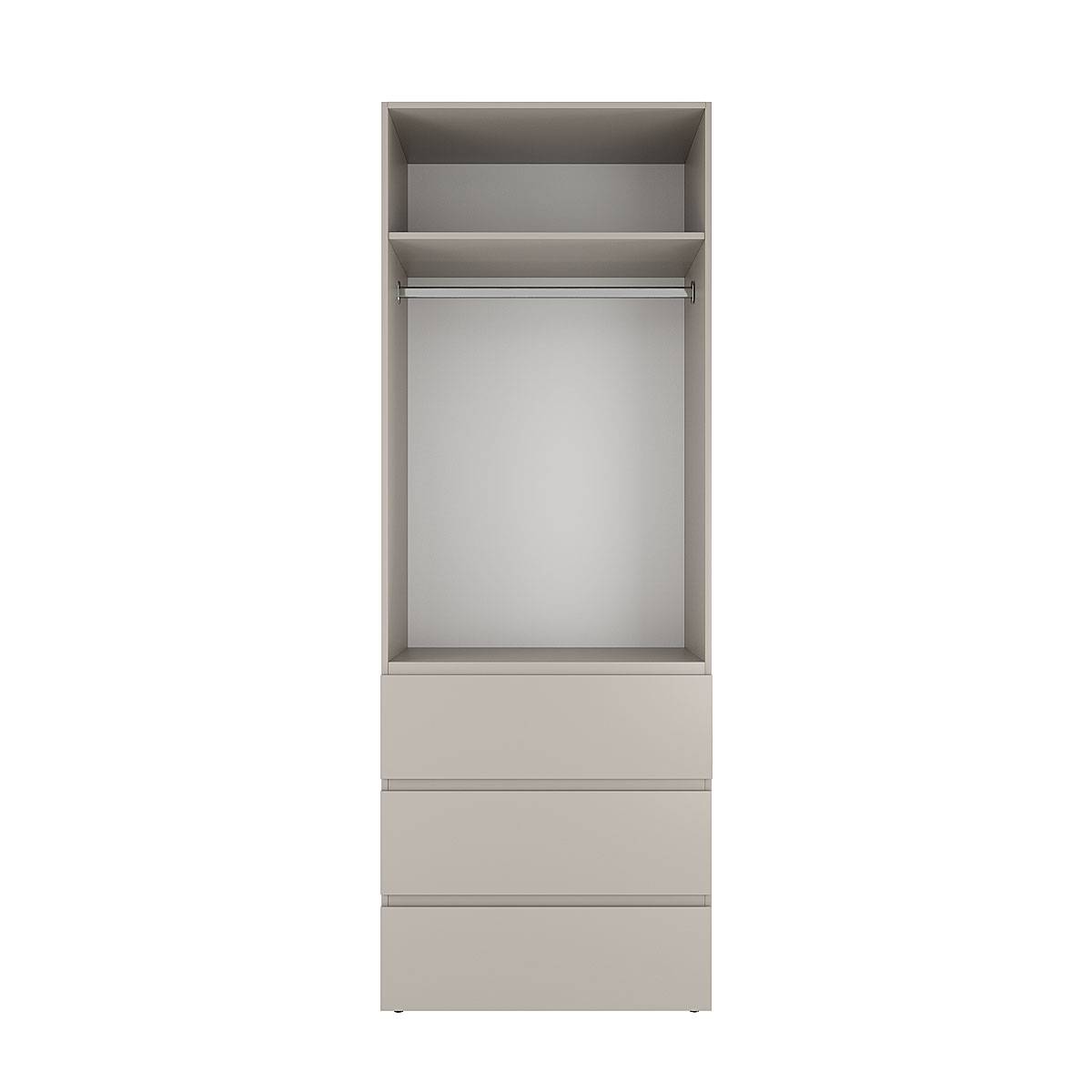 Купити шафа розпашна комбінована №10 Light 160x220x50 см – Кашемір за 14412 грн Шафа розпашна комбінована №10 Light 160x220x50 см – Кашемір
