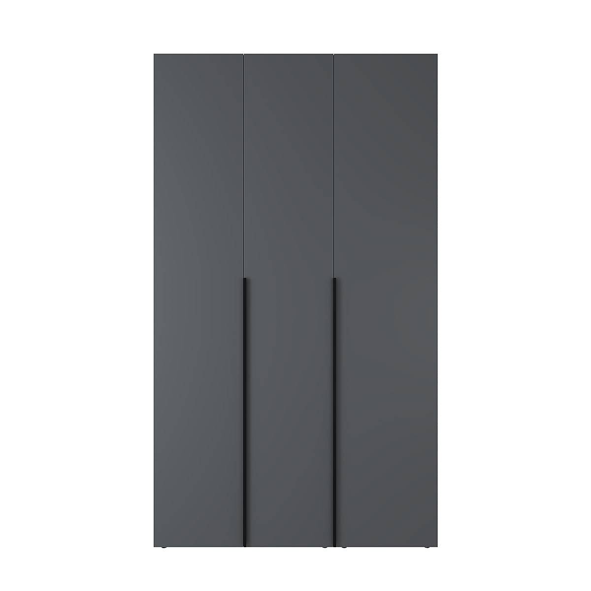 Купить шкаф распашной комбинированный №12 Light 120x220x50 см – Графит по 9744 грн Шкаф распашной комбинированный №12 Light 120x220x50 см – Графит