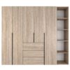 Купить шкаф распашной комбинированный №14 Light 240x220x50 см – Дуб Сонома по 19884 грн Шкаф распашной комбинированный №14 Light 240x220x50 см – Дуб Сонома