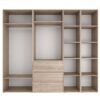 Купить шкаф распашной комбинированный №14 Light 240x220x50 см – Дуб Сонома по 19884 грн Шкаф распашной комбинированный №14 Light 240x220x50 см – Дуб Сонома