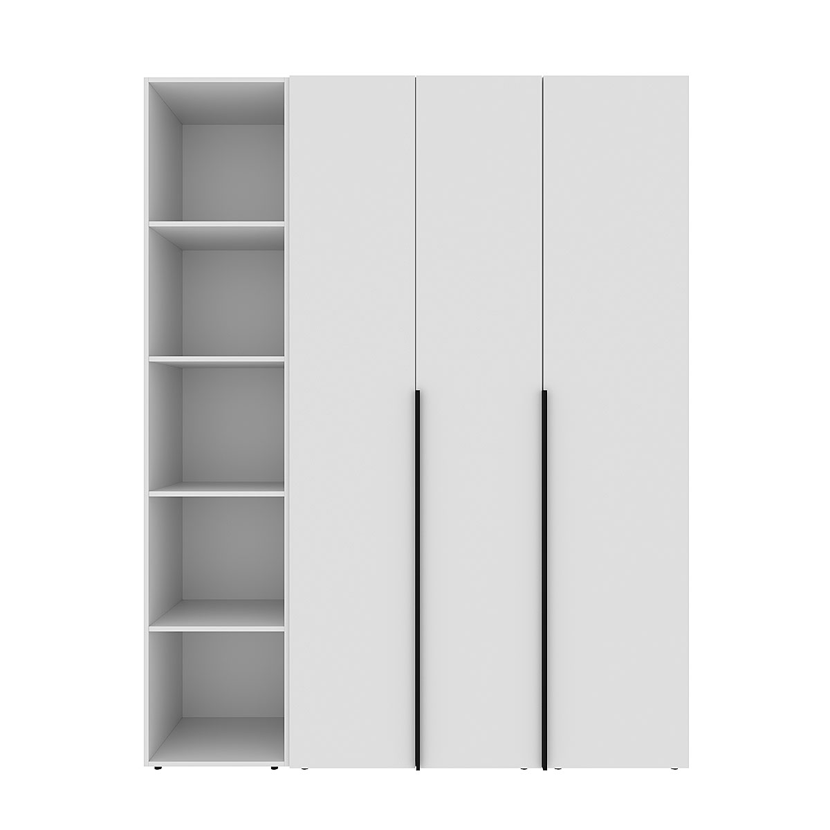 Купити шафа розпашна комбінована №16 Light 160x220x50 см – Білий діамант за 12678 грн Шафа розпашна комбінована №16 Light 160x220x50 см – Білий діамант