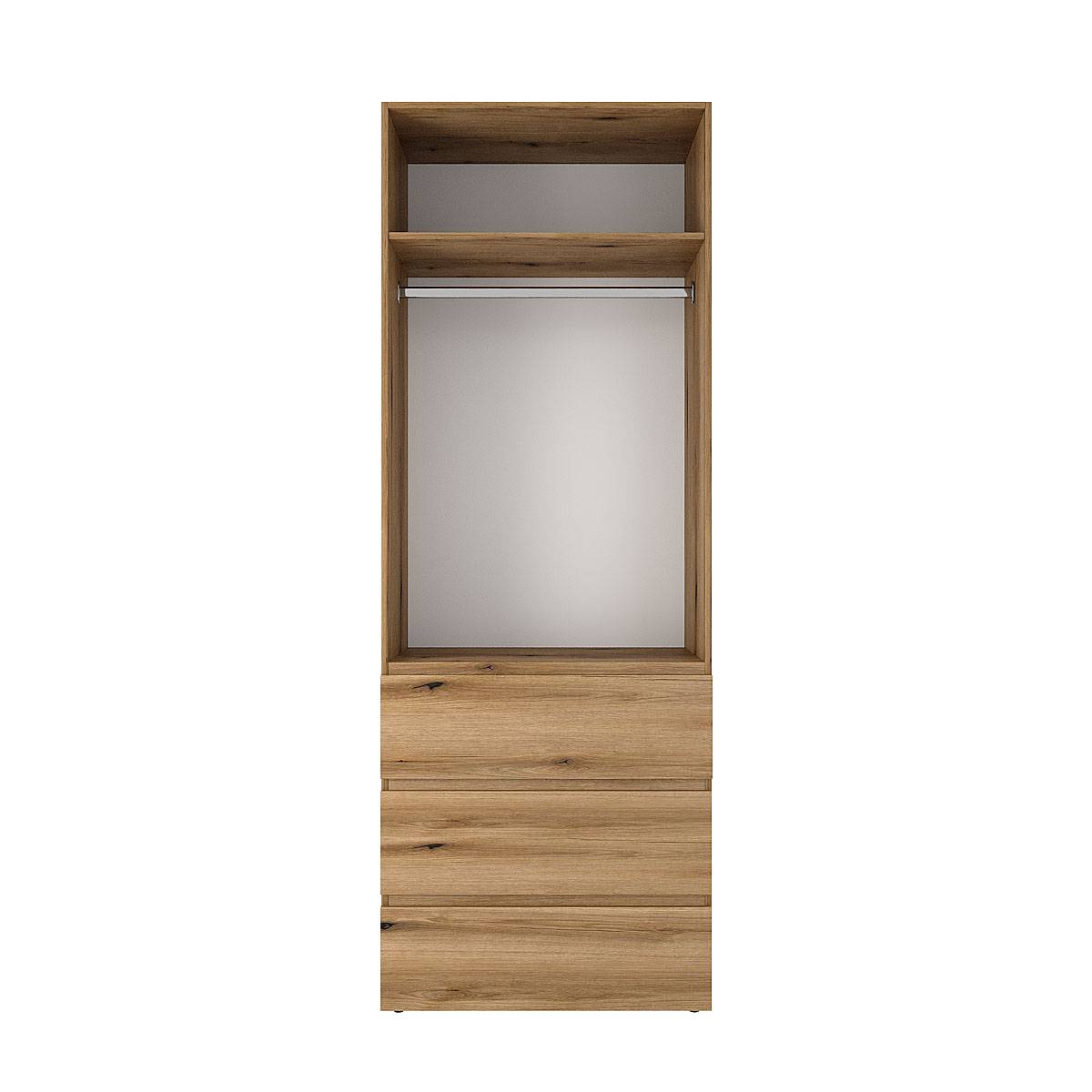 Купити шафа розпашна комбінована №8 Light 160x220x50 см – Дуб Евок за 14292 грн Шафа розпашна комбінована №8 Light 160x220x50 см – Дуб Евок