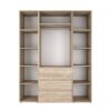 Купити шафа розпашна комбінована №9 Light 160x220x50 см – Дуб Сонома за 13074 грн Шафа розпашна комбінована №9 Light 160x220x50 см – Дуб Сонома