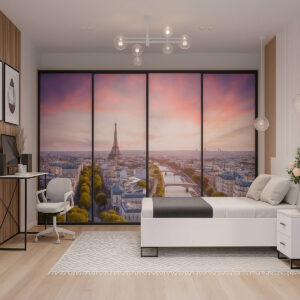 Шкаф-купе на всю стену с фотопечатью 400×240×60 см Шкаф-купе на всю стену с фотопечатью 400×240×60 см