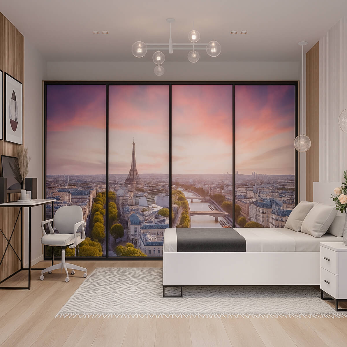 Шкаф-купе на всю стену с фотопечатью 400×240×60 см Шкаф-купе на всю стену с фотопечатью 400×240×60 см