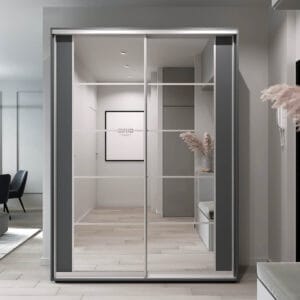 Шкаф купе в прихожую с двумя дверями 180×240×60 см Шкаф купе в прихожую с двумя дверями 180×240×60 см