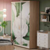 Двухдверный шкаф купе с цветами 160х240х60 см Двухдверный шкаф купе с цветами 160х240х60 см