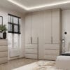 Купить шкаф под потолок на 5 дверей с антресолью Light №3 200х250x50 см – Кашемир по 26496 грн Шкаф под потолок на 5 дверей с антресолью Light №3 200х250x50 см – Кашемир