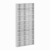 Стеллаж для книг и декора на 40 ячеек Light 120x246x16 см - Білий діамант - купить онлайн Стеллаж для книг и декора на 40 ячеек Light 120x246x16 см - Білий діамант - купить онлайн