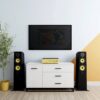 Комод для одежды в стиле лофт Ascet 120x70x42.5 см - Белый бриллиант - купить онлайн