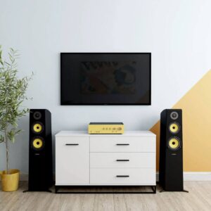 Комод для одежды в стиле лофт Ascet 120x70x42.5 см - Белый бриллиант - купить онлайн Комод для одежды в стиле лофт Ascet 120x70x42.5 см - Белый бриллиант - купить онлайн