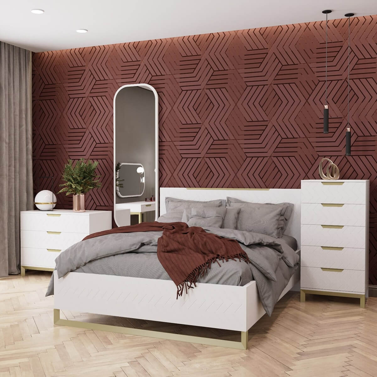 Комод для речей Swan 1200 60x120x50 см - Білий супермат - купити онлайн