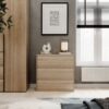 Комод на 3 ящика Light 80x79x42.5 см - Дуб Сонома - купить онлайн