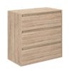 Комод на 3 ящика Light 80x79x42.5 см - Дуб Сонома - купить онлайн