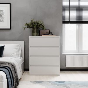 Комод на 4 ящика Light 81x103x42.5 см - Белый бриллиант - купить онлайн Комод на 4 ящика Light 81x103x42.5 см - Белый бриллиант - купить онлайн