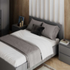 Двуспальная кровать в спальню 160x200 Light - Графіт - купить онлайн Двуспальная кровать в спальню 160x200 Light - Графіт - купить онлайн