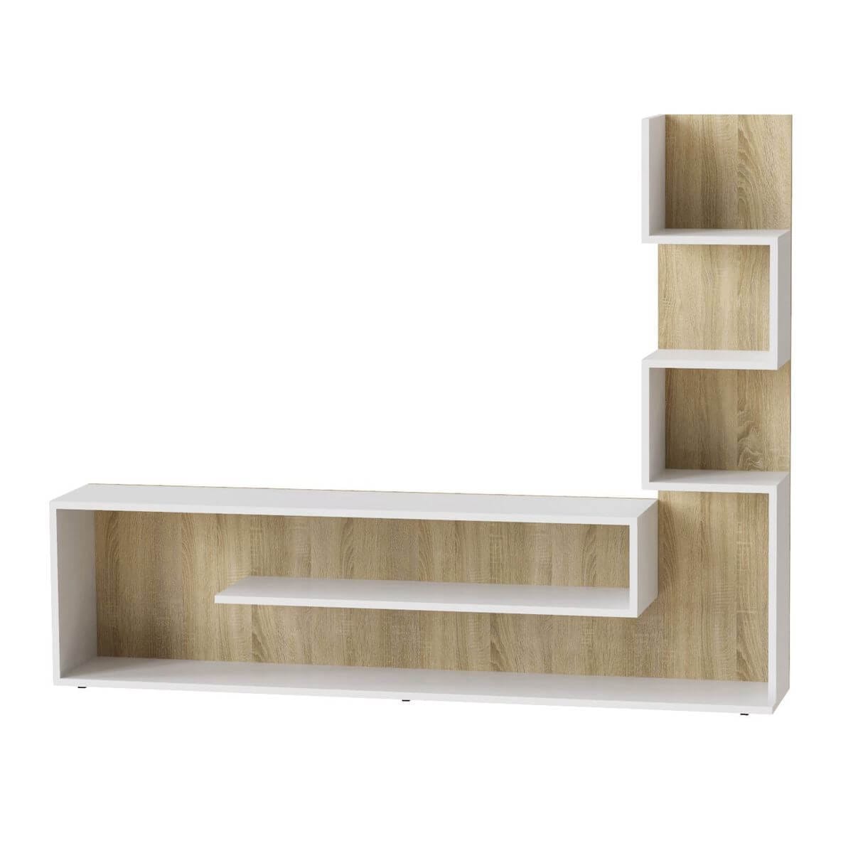 Мини стенка под телевизор Light 155x121.5x21.6 см - Дуб Сонома - купить онлайн