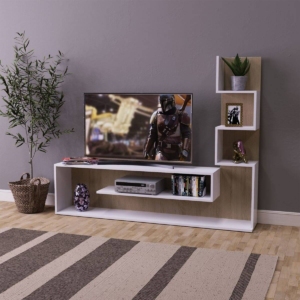 Мини стенка под телевизор Light 155x121.5x21.6 см - Дуб Сонома - купить онлайн