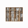 Підлогова книжкова полиця на 16 комірок Light №2 120x100x16 см - Дуб Евок - купити онлайн Підлогова книжкова полиця на 16 комірок Light №2 120x100x16 см - Дуб Евок - купити онлайн