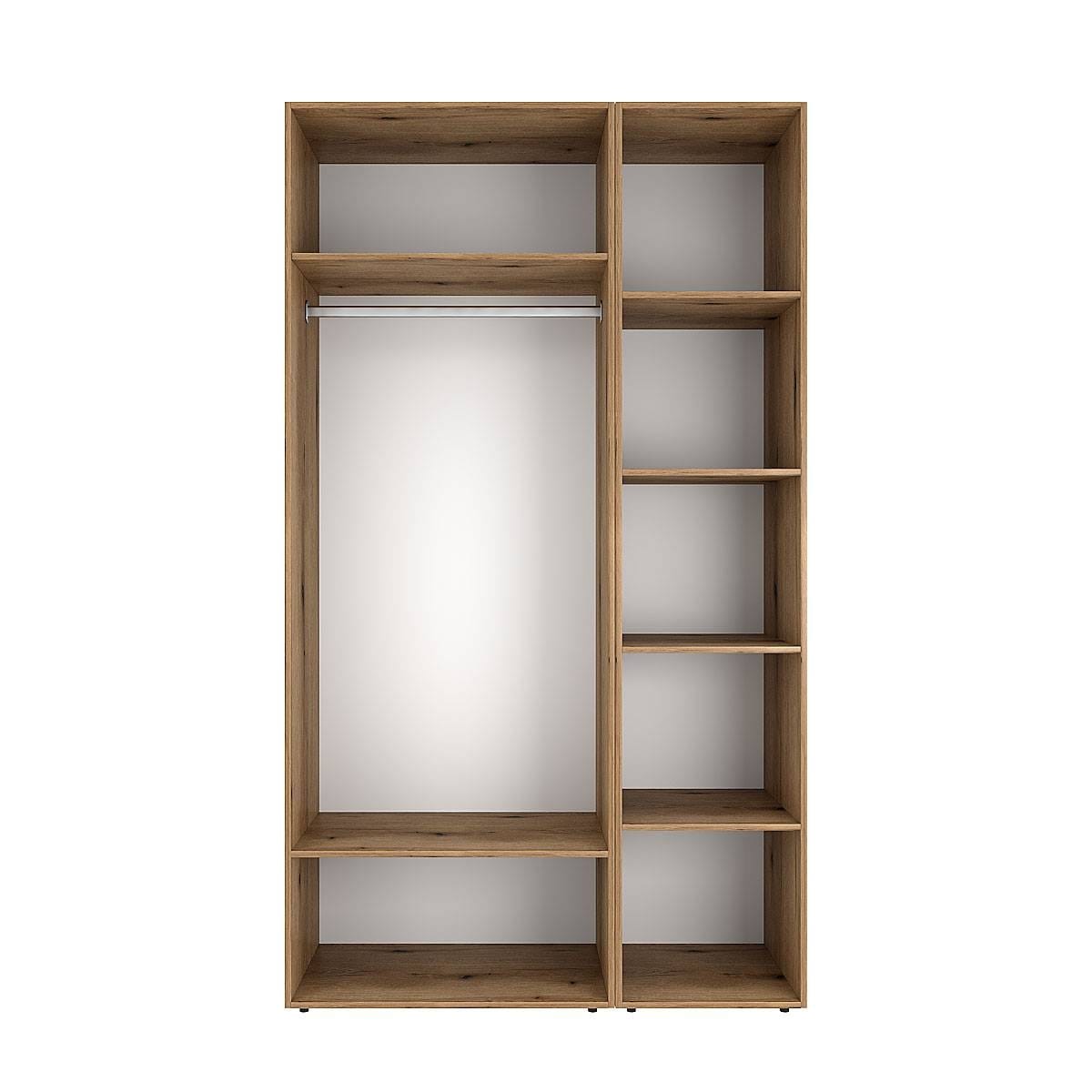 Купить распашной шкаф с антресолью на 3 двери Light №12 120х250x50 см – Дуб Эвок по 14982 грн Распашной шкаф с антресолью на 3 двери Light №12 120х250x50 см – Дуб Эвок