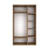 Купити розпашна шафа з антресоллю на 3 двері Light №12 120х250x50 см – Дуб Эвок за 14982 грн Розпашна шафа з антресоллю на 3 двері Light №12 120х250x50 см – Дуб Эвок
