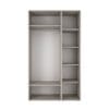Розпашна тридверна шафа з антресоллю Light №12 120х260x50 см - Кашемир - купити онлайн