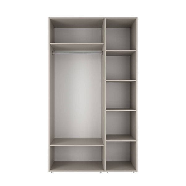 Розпашна тридверна шафа з антресоллю Light №12 120х260x50 см - Кашемір - купити онлайн