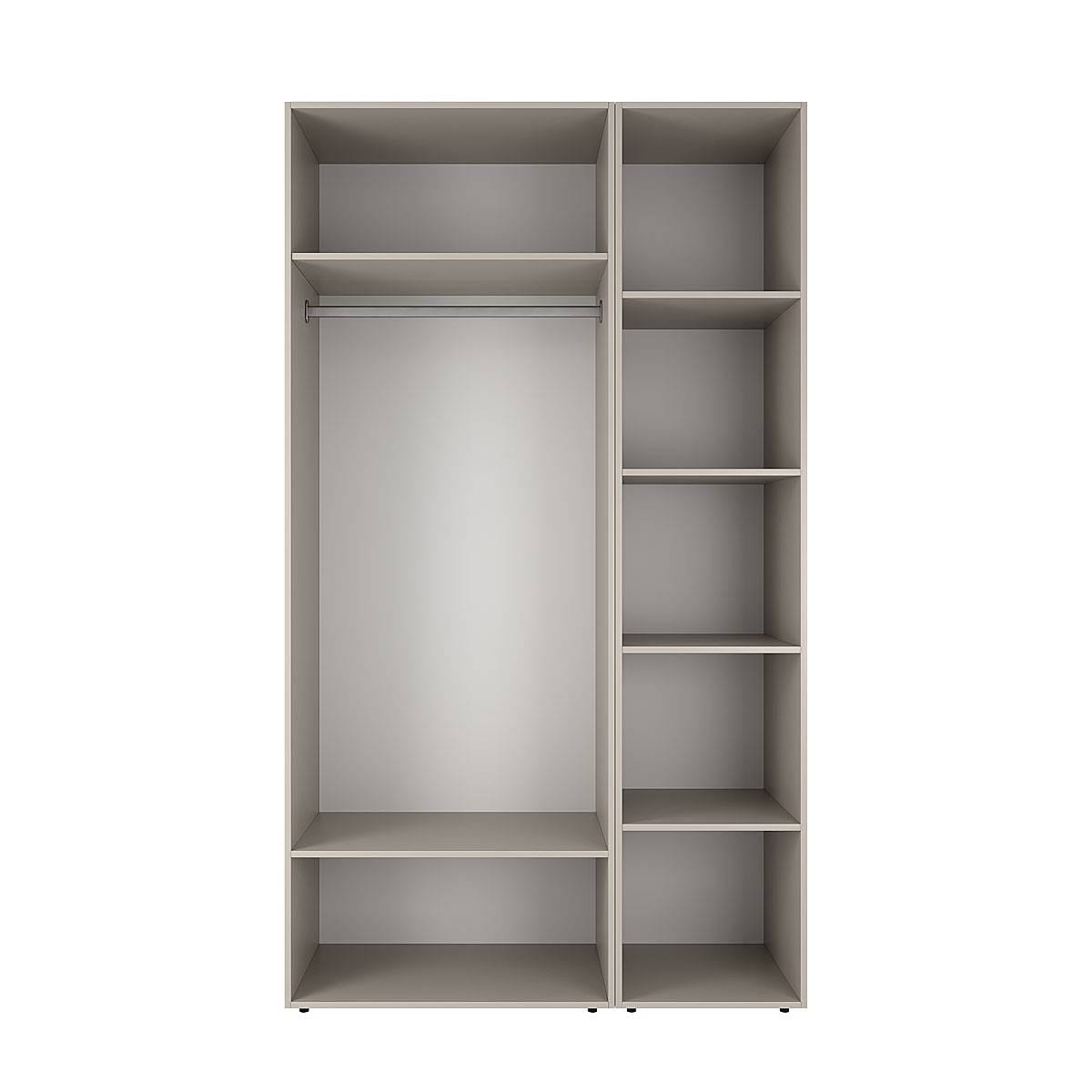 Розпашна тридверна шафа з антресоллю Light №12 120х260x50 см - Кашемир - купити онлайн