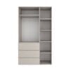 Розпашна шафа 250 см тридверна з антресоллю Light №2 120х250x50 см - Кашемир - купити онлайн
