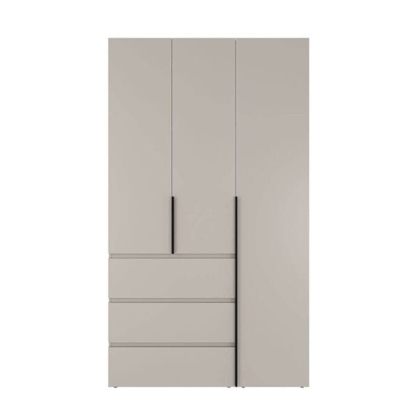 Розпашна шафа 250 см тридверна з антресоллю Light №2 120х250x50 см - Кашемир - купити онлайн