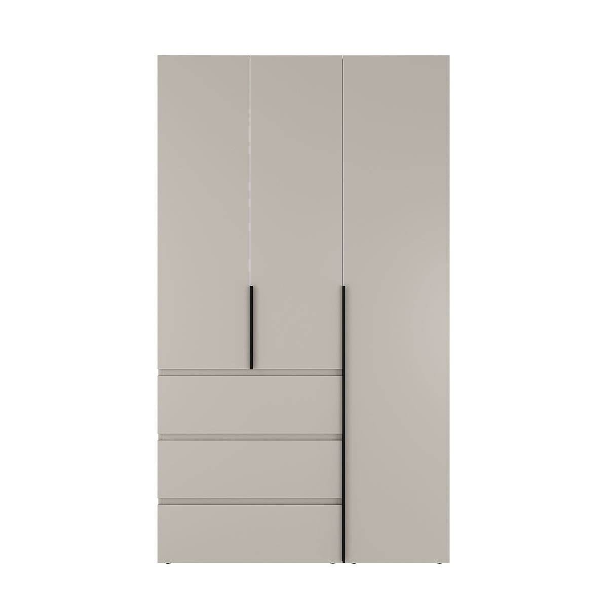 Розпашна шафа 250 см тридверна з антресоллю Light №2 120х250x50 см - Кашемир - купити онлайн