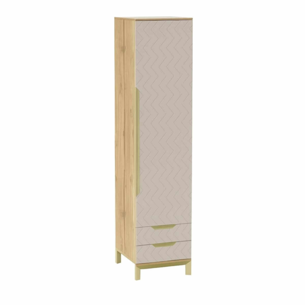 Шафа пенал для одягу Swan 2 50x230x60 см - Каталонський жовтий - купити онлайн