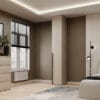 Шкаф пенал закрытый с полками и антресолью Light №1 40x250x50 см - Кашемир - купить онлайн Шкаф пенал закрытый с полками и антресолью Light №1 40x250x50 см - Кашемир - купить онлайн