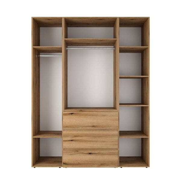 Шафа чотиридверна з антресоллю Light №1 160х250x50 см - Дуб Эвок - купити онлайн