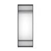 Купить двухдверный распашной шкаф с антресолью Light №1 80x260x50 см – Графит по 9012 грн Двухдверный распашной шкаф с антресолью Light №1 80x260x50 см – Графит