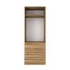 Купить двухдверный шкаф с ящиками и антресолью Light №2 80x250x50 см – Дуб Эвок по 10182 грн Двухдверный шкаф с ящиками и антресолью Light №2 80x250x50 см – Дуб Эвок