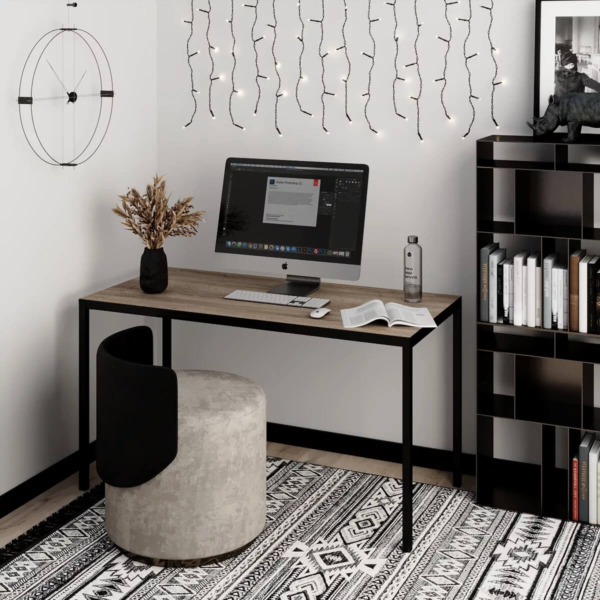 Рабочий стол Brevity Loft standart 140x75x67 см - Дуб Винтаж оксид / Чёрный - купить онлайн