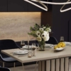 Стол обеденный раскладной Oxford 120(160)x75x82 см - Кашемир / Графит серый - купить онлайн Стол обеденный раскладной Oxford 120(160)x75x82 см - Кашемир / Графит серый - купить онлайн
