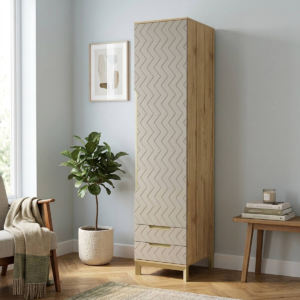 Шафа пенал для одягу Swan 2 50x230x60 см - Каталонський жовтий - купити онлайн