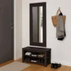 Настенное зеркало в прихожую в деревянной раме Bourbon 120*60 см - Дуб Табак - купить онлайн